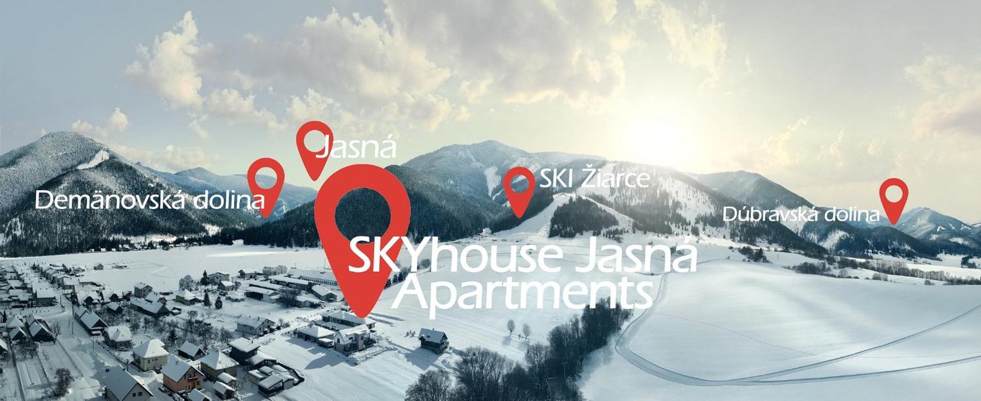 Sky-House Jasna Apartments Pavčina Lehota Eksteriør bilde